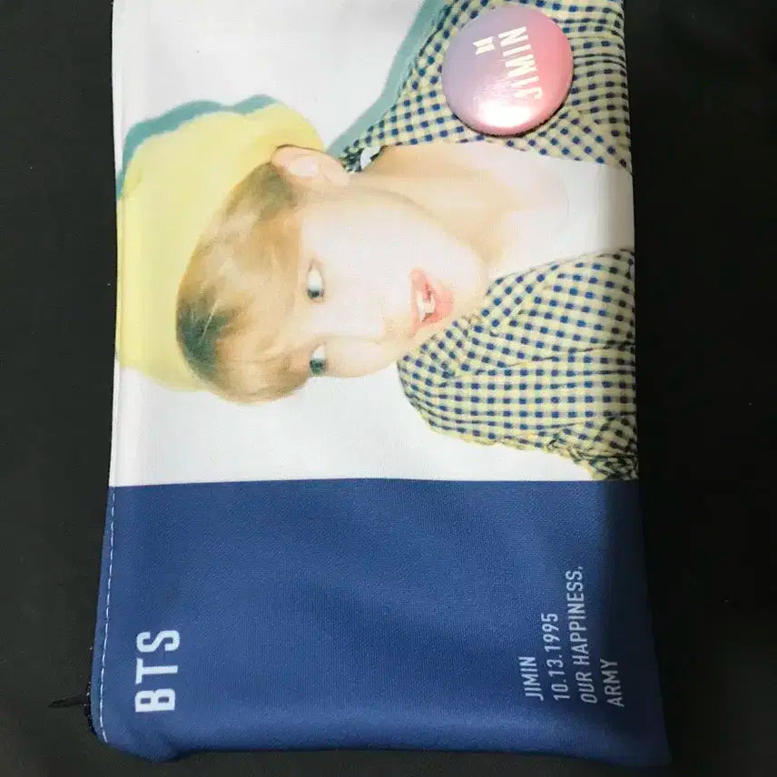방탄소년단 지민 파우치 + 멤버 뱃지