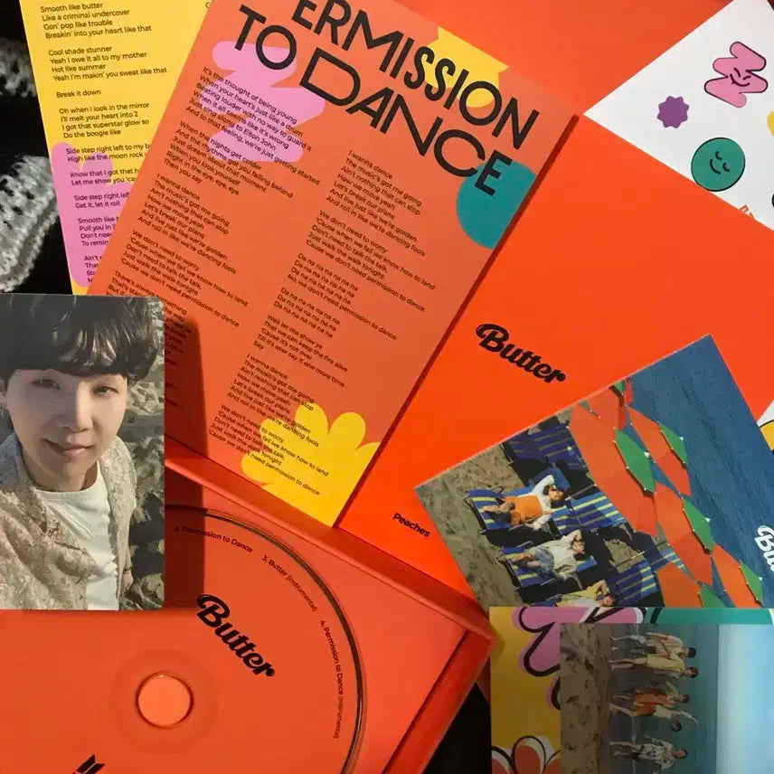 방탄소년단 버터 앨범 + SUGA 포토카드