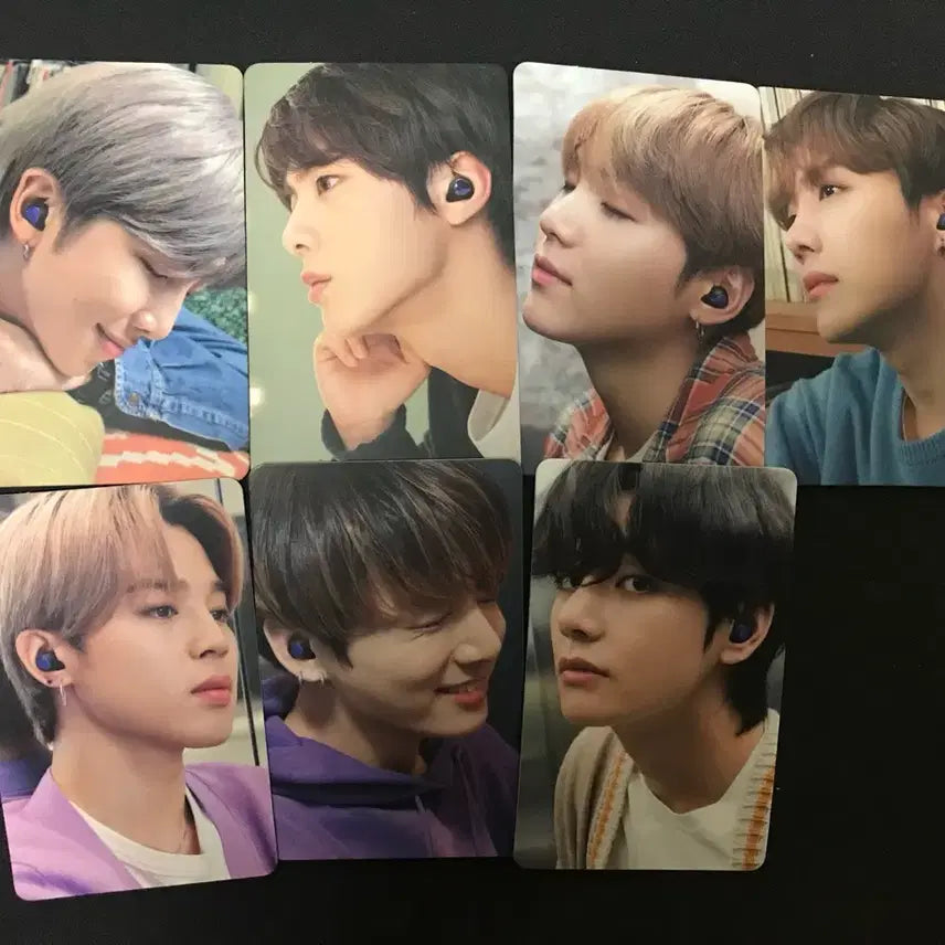 BTS 삼성 버즈플러스 포토카드 7종 세트