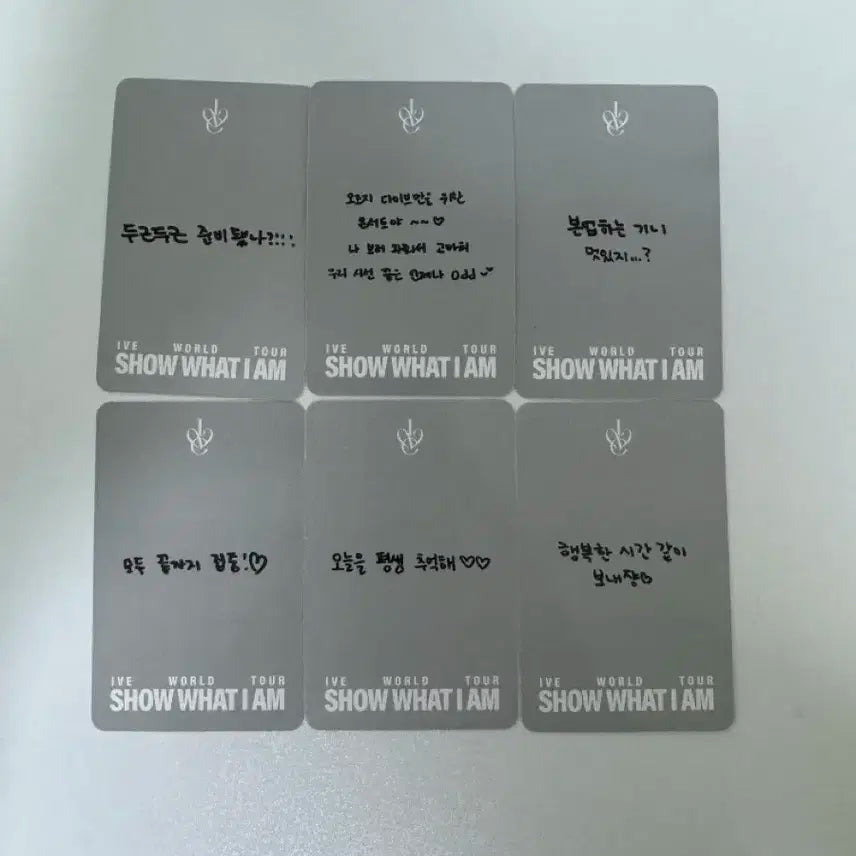 아이브 콘서트 다이브존 3일차 포토카드세트