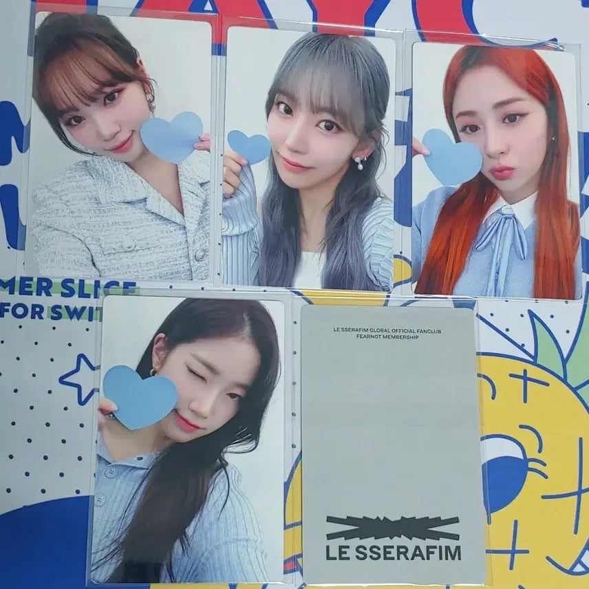 르세라핌 FEARNOT 2기 포카 세트