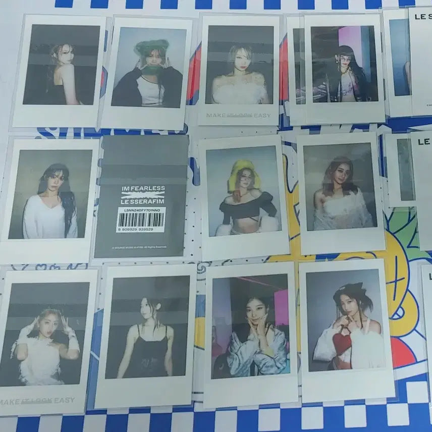 르세라핌 EASY 팝업 포카