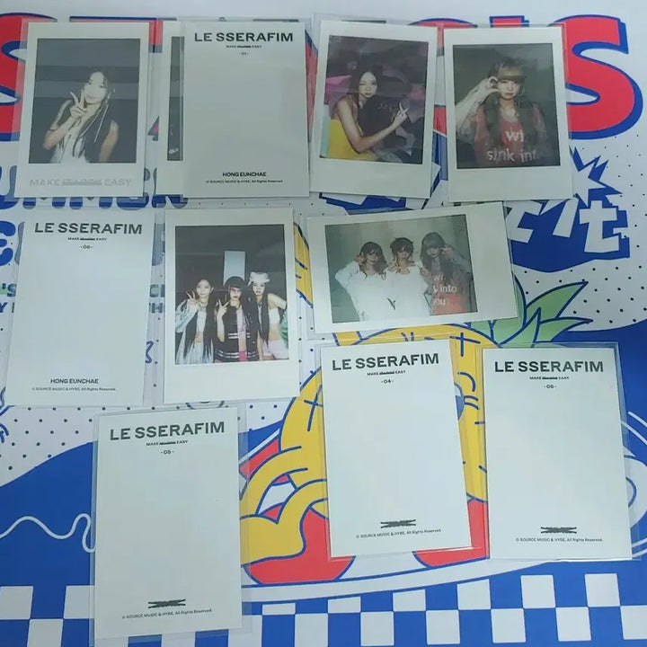 르세라핌 EASY 팝업 포카