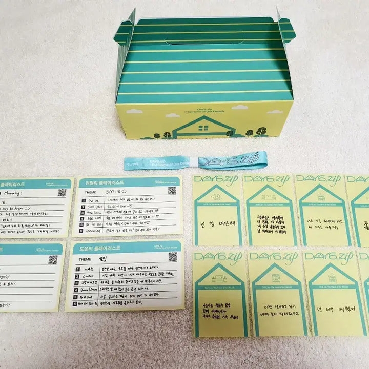 데이식스 팝업 DAY6 zip 입장 기프트 +컨페티 풀셋