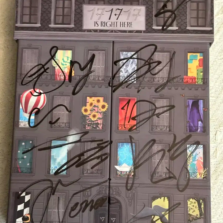 세븐틴 (seventeen) 친필싸인앨범