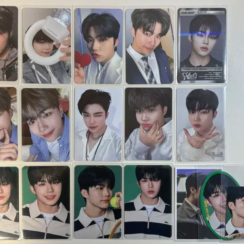 제로베이스원 박건욱 포토카드 일괄