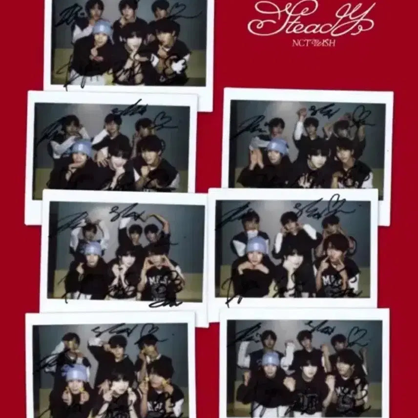 엔시티 위시 단체 싸인 폴라로이드