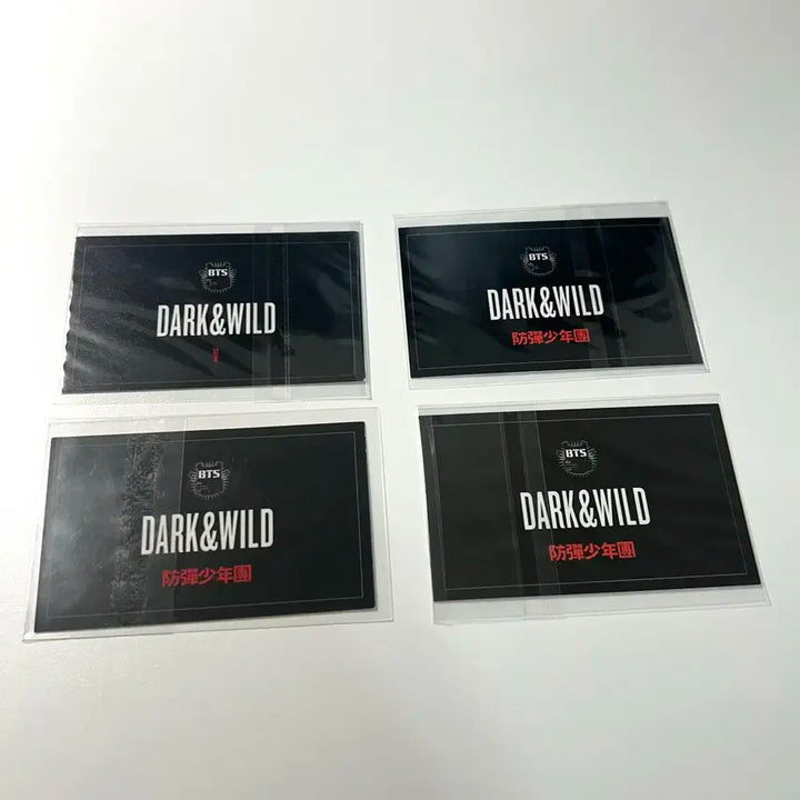 방탄 다크앤와일드 뷔 김태형, 단체 포카 포토카드 일괄