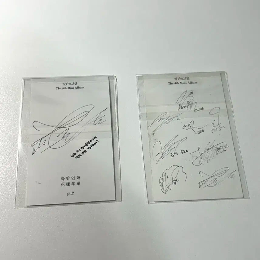 방탄 화양연화 pt.2 뷔 김태형, 단체 포카 포토카드 일괄