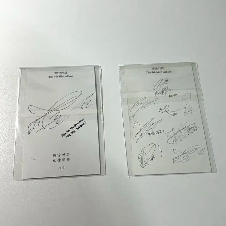방탄 화양연화 pt.2 뷔 김태형, 단체 포카 포토카드 일괄