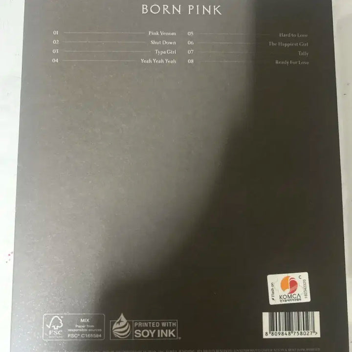 블랙핑크 born pink 제니