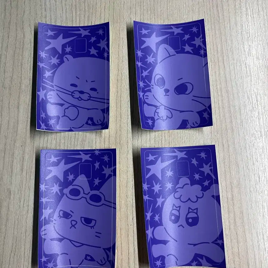 보넥도 카드스티커4장