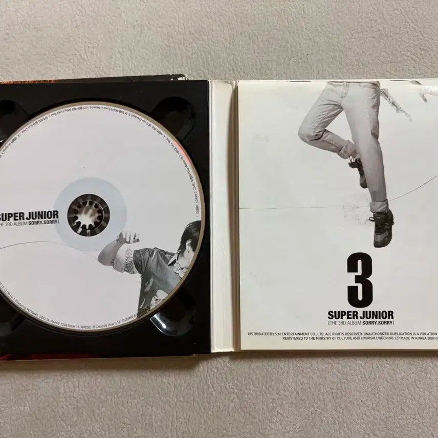 슈퍼주니어 쏘리쏘리 + 미인아 세트 3집 4집