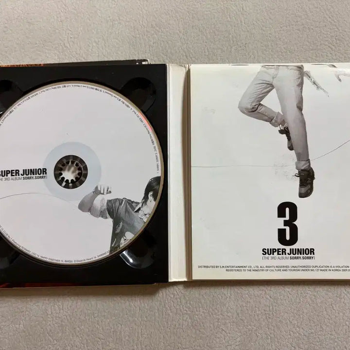 슈퍼주니어 쏘리쏘리 + 미인아 세트 3집 4집