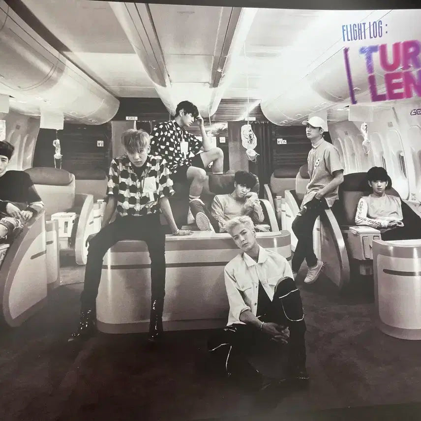GOT7 Flight Log: Turbulence 앨범 2종+포카+포스터
