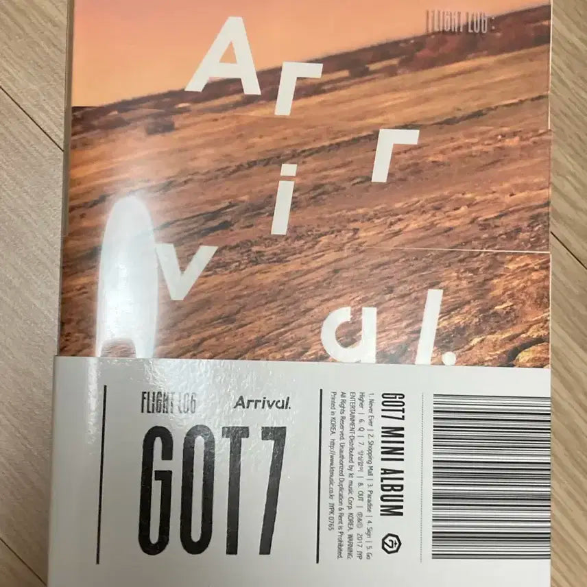 GOT7 갓세븐 Flight Log: Arrival 앨범2종+포카+포스터
