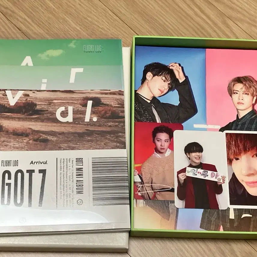 GOT7 갓세븐 Flight Log: Arrival 앨범2종+포카+포스터