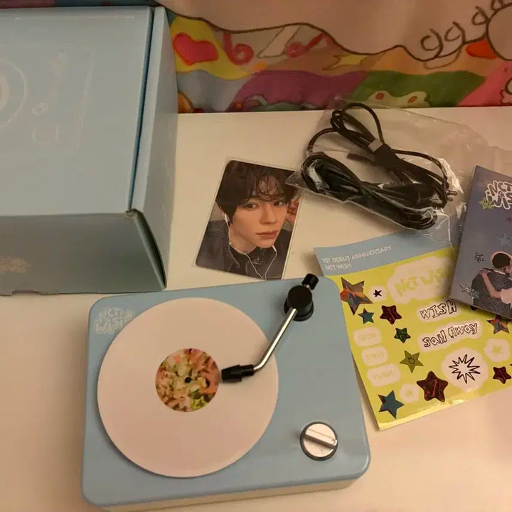 Nct wish 엔시티위시 1주년 블루투스 턴테이블 시온