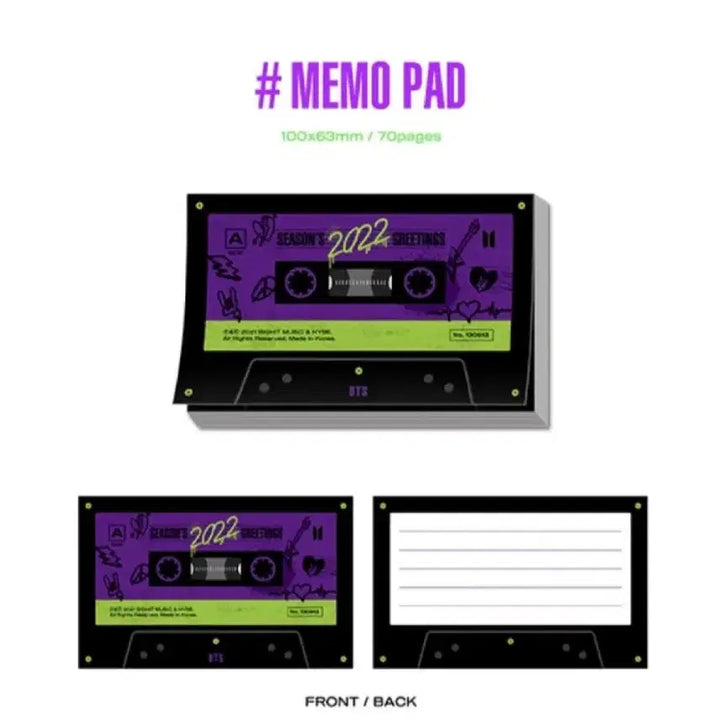 방탄 2022 시즌그리팅 포카