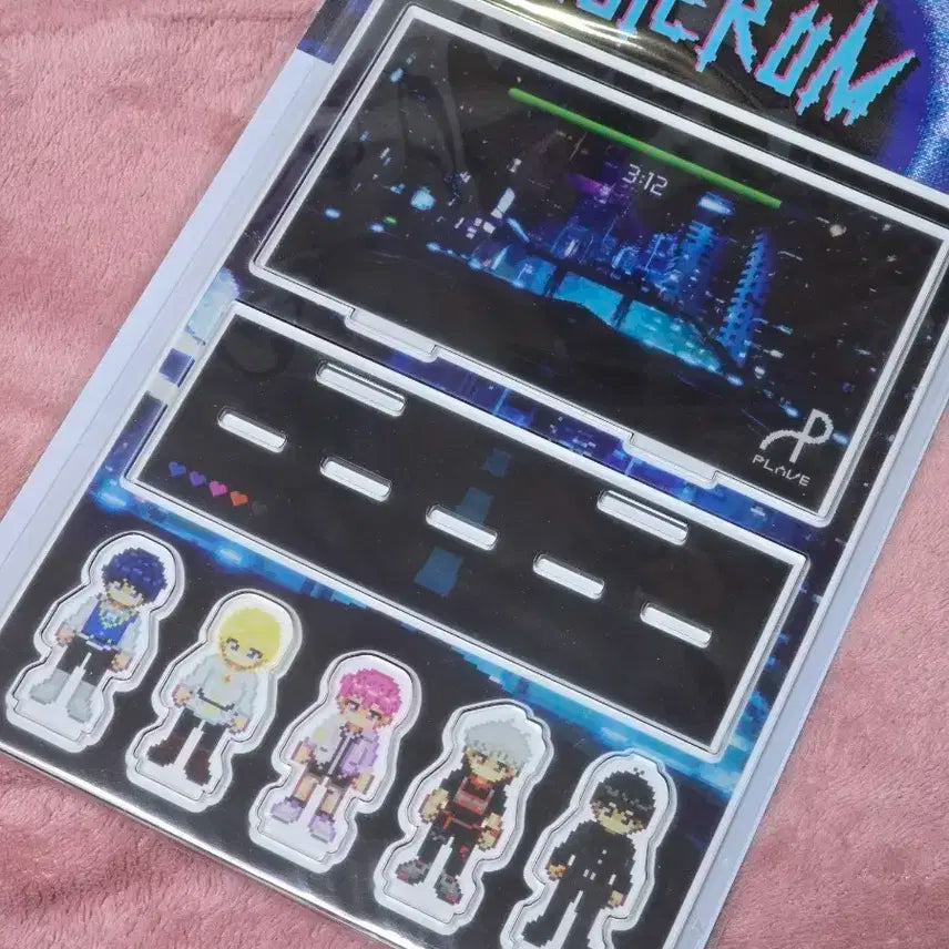 플레이브 픽셀월드 아크릴 미개봉 더현대 팝업