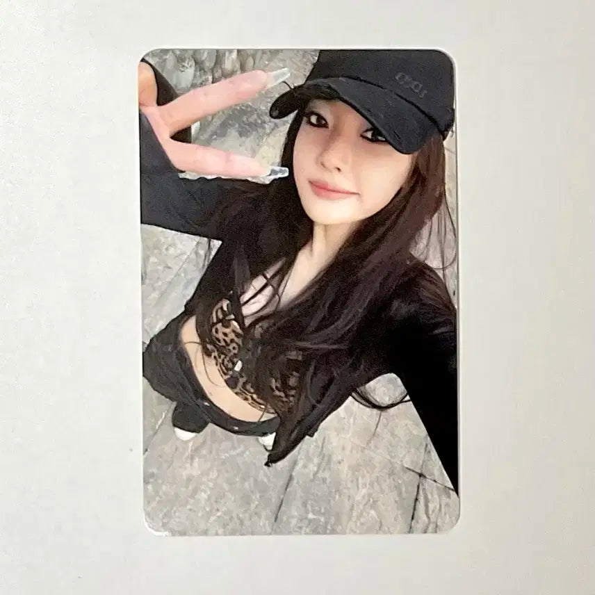 에스파 닝닝 더티워크 포카 포토카드 3성 qq 큐큐 뮤직