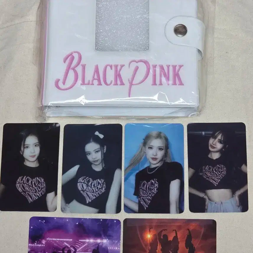 새제품 블랙핑크 본핑크 포토카드 바인더 세트 blackpink