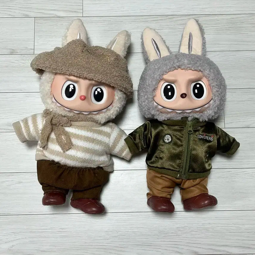 일괄) 인형뽑기 라부부 인형 (옷, 모자, 신발 등 모두 포함 !)