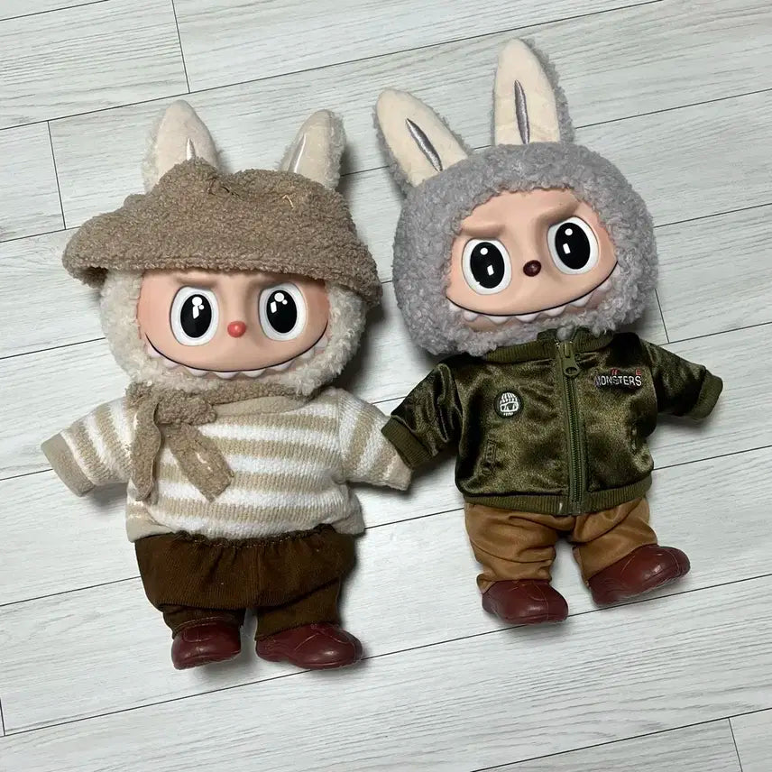 일괄) 인형뽑기 라부부 인형 (옷, 모자, 신발 등 모두 포함 !)