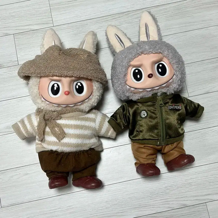 일괄) 인형뽑기 라부부 인형 (옷, 모자, 신발 등 모두 포함 !)