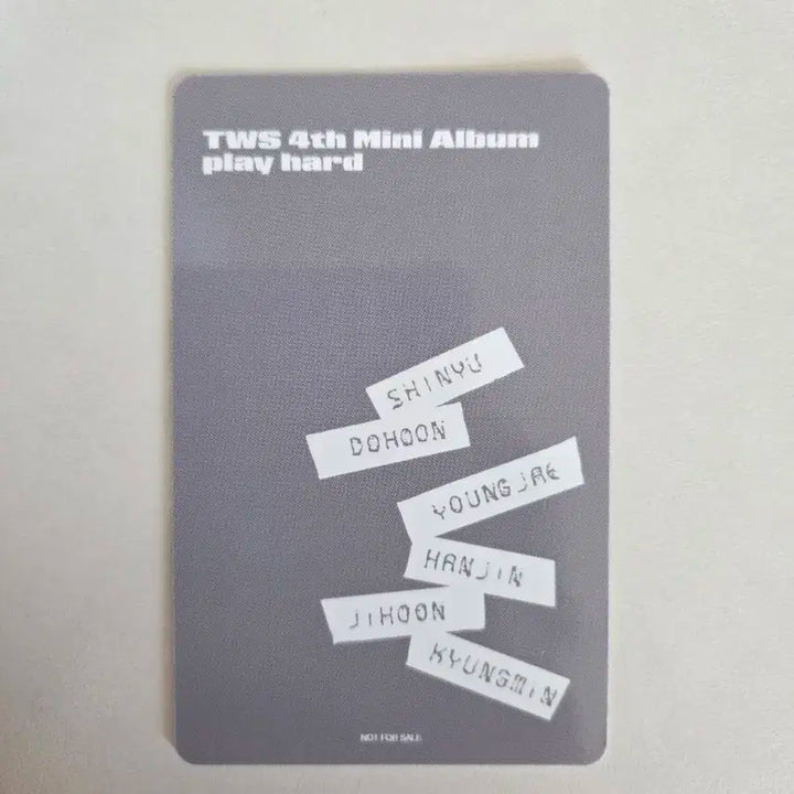 투어스 경민 play hard 플레이하드 hmv 오프라인 럭드