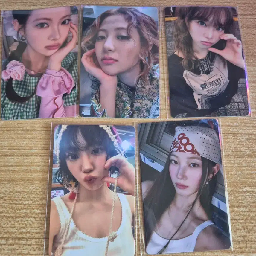 르세라핌 스파게티 맘스터치 포토카드 세트