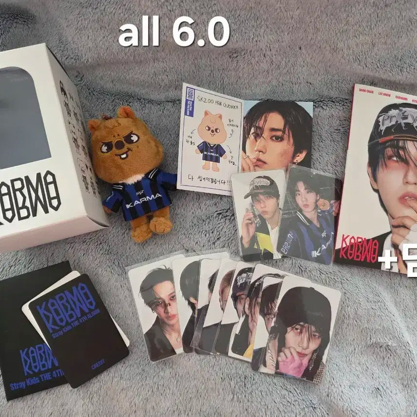 스트레이키즈  KARMA 카르마 스키주 앨범 한쿼카 지성 미공포 포카