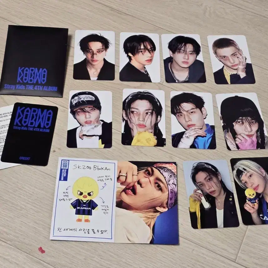 스트레이키즈 카르마 스키주 필릭스 포카 세트