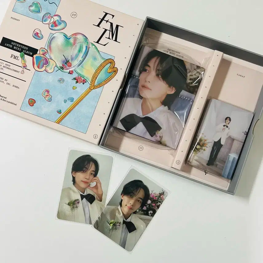 세븐틴 FML 캐럿반 정한 포카 바인더 세트