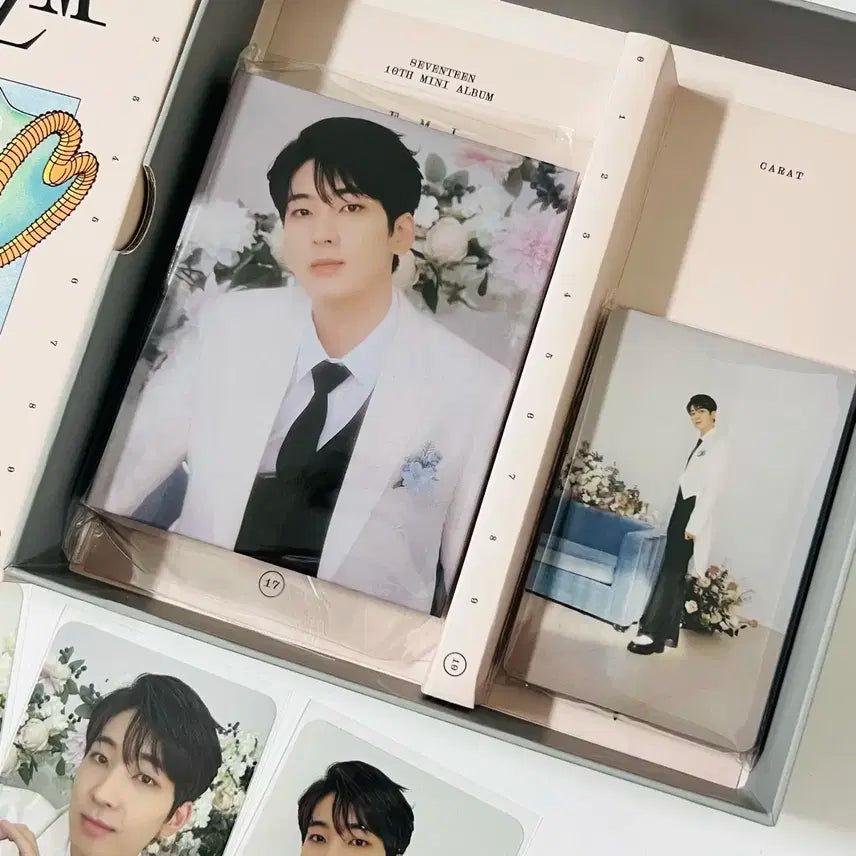 세븐틴 FML 캐럿반 원우 포카 바인더 세트