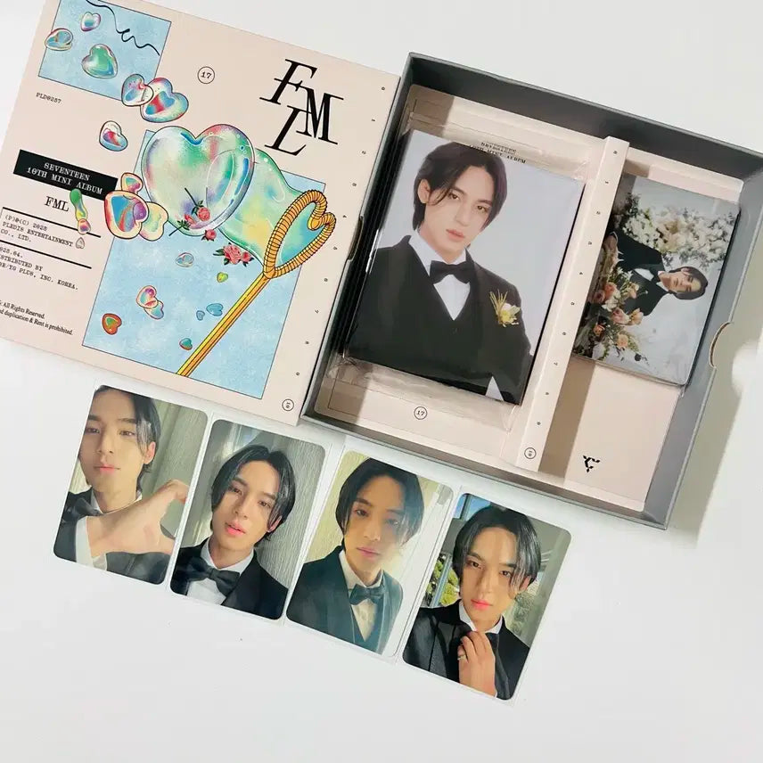 세븐틴 FML 캐럿반 민규 포카 바인더 세트