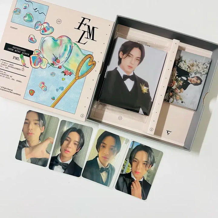 세븐틴 FML 캐럿반 민규 포카 바인더 세트