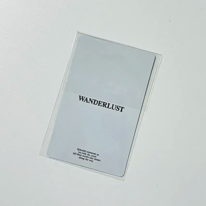 [미개봉] 세븐틴 정한 포토북 Wanderlust 원더러스트 포카