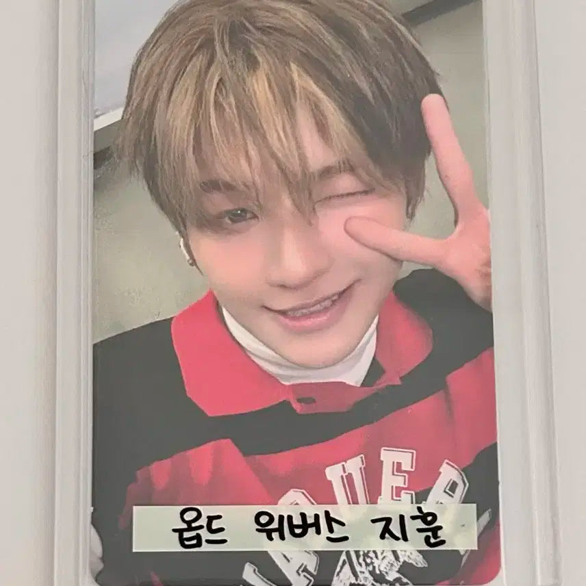 투어스 지훈 포카 위버스