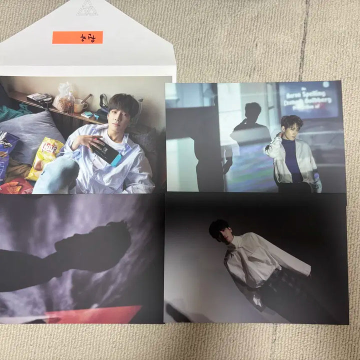 세븐틴 원우 엽서세트 고맙다