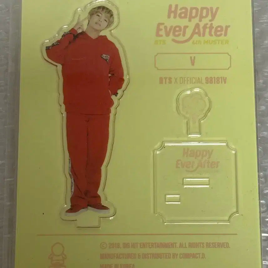 방탄 Happy Ever After 4th 머스터 V 아크릴스탠드 뷔