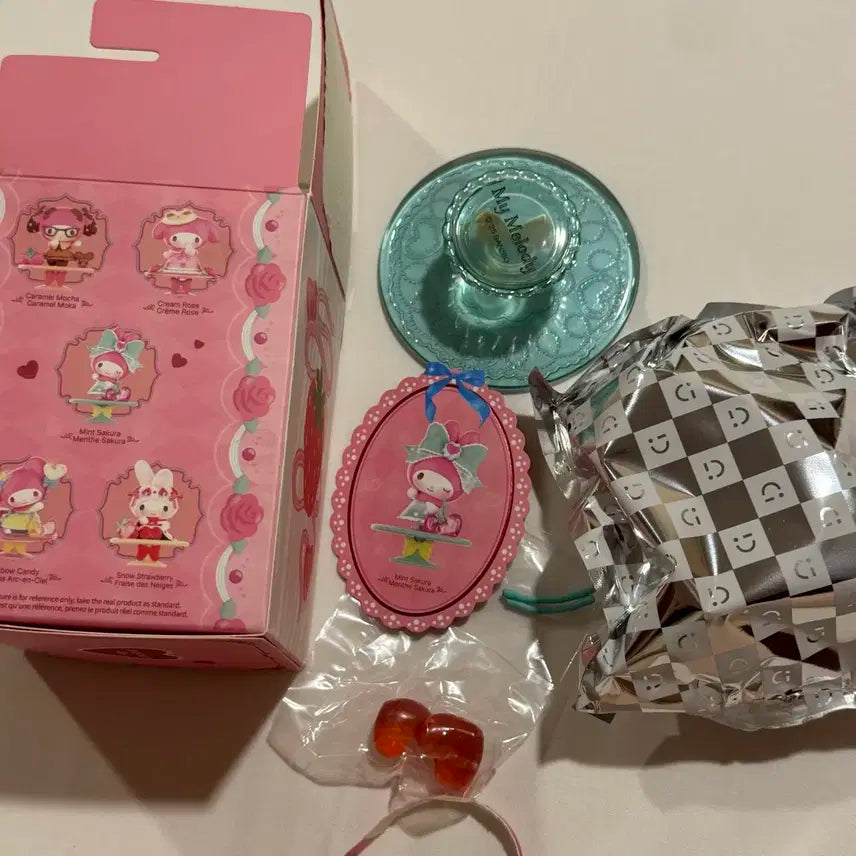 산리오 미니소 체리 마이멜로디 마멜 피규어 랜덤 가챠 양도 판매