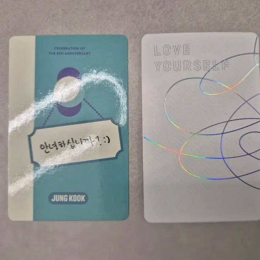 정국 공식굿즈 포카