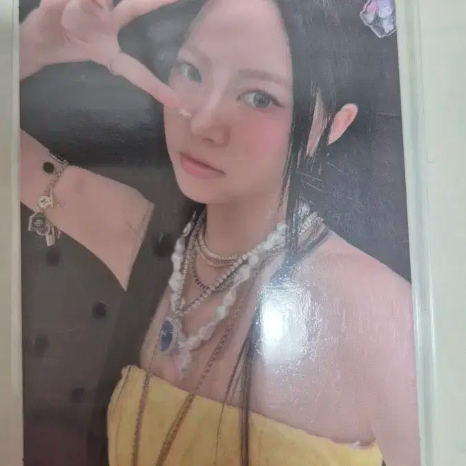 르세라핌 홍은채 이지 위버스 특전 포카