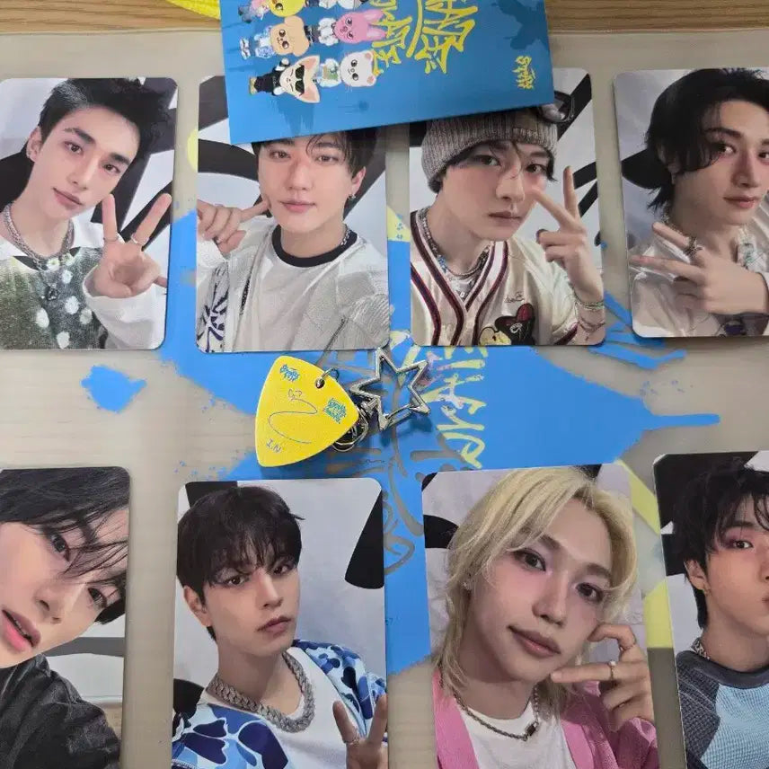 Stray Kids 스키즈 스테이존 막콘 포카 키링 한 일괄 양도