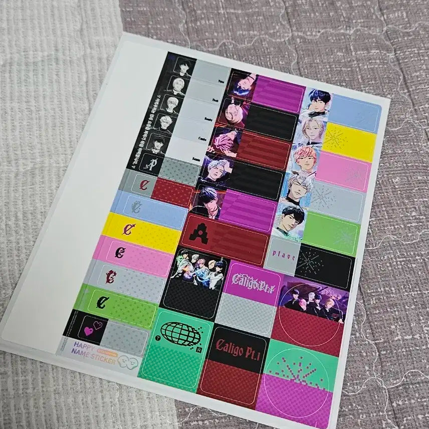 플레이브 십카페 대쉬 네임스티커