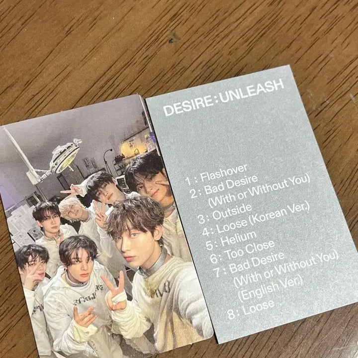 엔하이픈 디자이어 언리쉬 위버스반 포카 양도