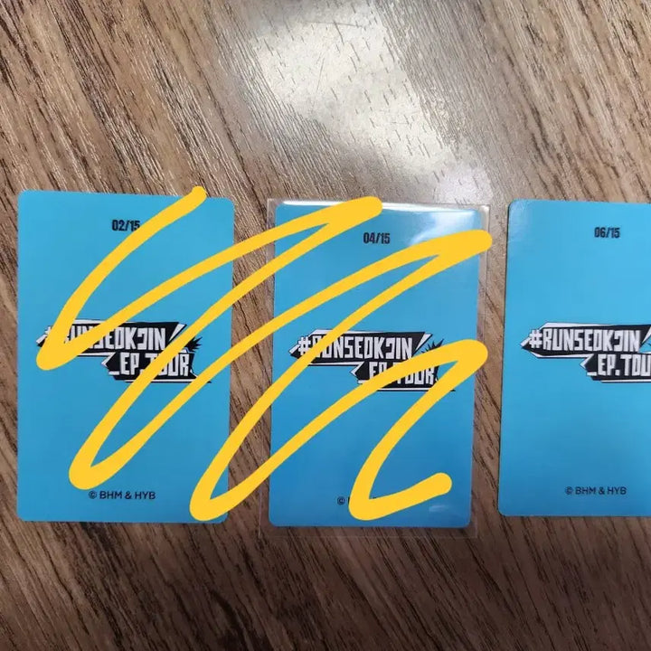 방탄소년단 런석진 포토카드 6번