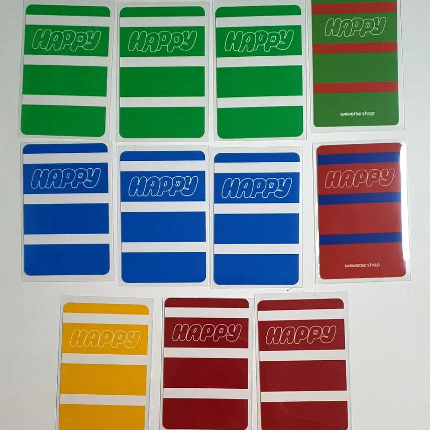 BTS 진 HAPPY 위버스 특전 일괄