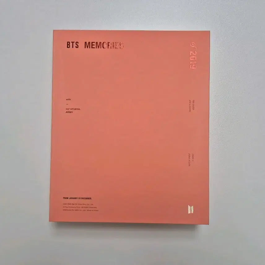 방탄 2019 메모리즈 DVD (CD, 포카X)